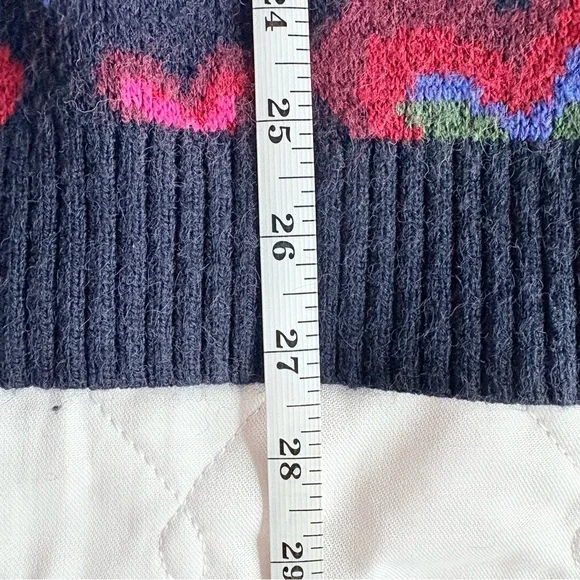 Farm Rio Ikat Dyed Hearts Open Front Cardigan - Picture 13 of 13